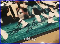 16x16 Terry Bradshaw Pittsburgh Steelers Signed Framed Photo Walt Disney Cert
