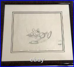 1935 Walt Disney On Ice Mickey Mouse Original Animation Production Drawing