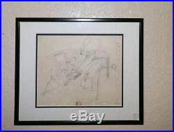 1937 Rare Walt Disney Goofy original framed production animation drawing Bonhams
