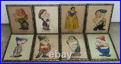 1938 Walt Disney W. D. Enterprise ENT. Snow White And Seven 7 Dwarfs Photo Frames
