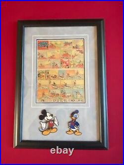 1940, Walt Disney, Deluxe Framed, MICKEY MOUSE Sunday Comic, (Scarce / Vintage)