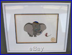 1941 Walt Disney limited edition Serigraph Cel Art Original Dumbo Framed