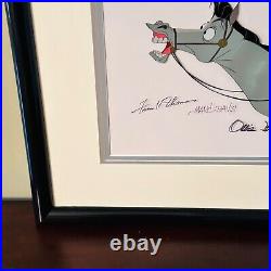 1959 Sleeping Beauty Original Walt Disney Production Cel Samson Triple Signed