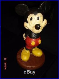 1970's Vintage 10 Mickey Mouse Statue High Quality Walt Disney World