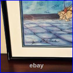 1983 Mickeys Christmas Carol Walt Disney Prod. Cel Donald Duck Signed Carl Barks