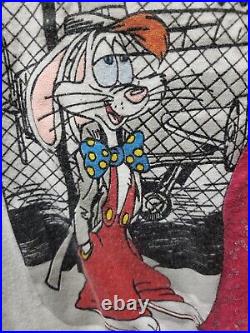 1987 Disney Who Framed Roger Rabbit Jessica Casablanca theme Shirt Single Stitch