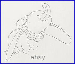 1988 Walt Disney Who Framed Roger Rabbit Dumbo Original Animation Drawing Cel