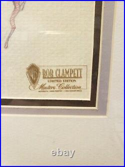 1994 WARNER BROS BOB CLAMPETT BUGS BUNNY HAND PAINTED CEL SP #/750 withCOA