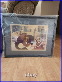 1997 Disney Classic Beauty And The Beast 18942/10000 Framed Lithograph