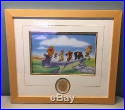 1999 Framed Winnie the Pooh Limited Edition Pin Set POOH'S ADVENTURE 2055/2500