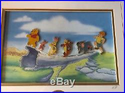 1999 Framed Winnie the Pooh Limited Edition Pin Set POOH'S ADVENTURE AP Proof