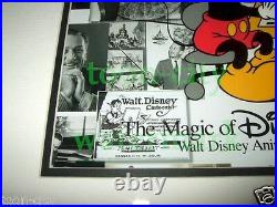 #1 Mickey Mouse Disney MGM Studio hand Painted Cel NEW FRAME Walt background