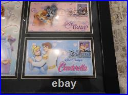 2006 Walt Disney The Art Of Disney Romance 1st Day Issue Stamp Framed 1716/2006
