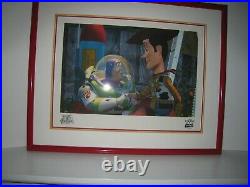 $200 Walt Disney Art Classics Toy Story Friends at Last Giclee Matted & Framed