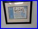 2013 Walt DISNEY Company Stock Certificate Framed 1 One SHARE