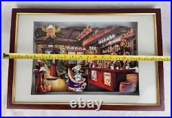 21.5x14.5 Walt Disney 101 Dalmatians 3D Framed Art Bar/Brewery Scene