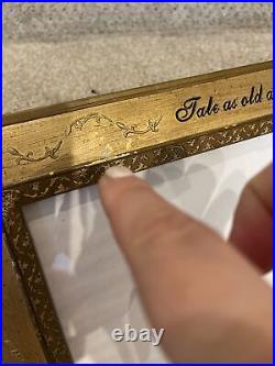 3 Walt Disney Pictures Presents Tale as old as time. Framed art Item # 25075