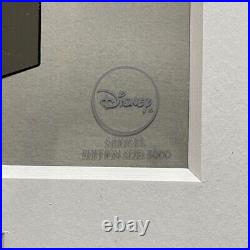 450 Disney Mickey Mouse Framed Walt Disney Certificate Engraved