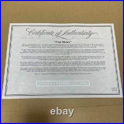 450 Disney Mickey Mouse Framed Walt Disney Certificate Engraved