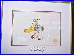 5-1992 Original Walt Disney Limited Edition Sericels Framed & Certified