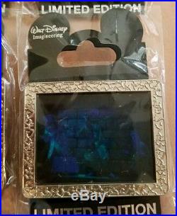 (7) Walt Disney Pins WDI The Haunted Mansion Ghosts Silver Frame Portraits LE