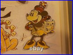 A1010 Walt Disney Season's Greetings Pin Set (Framed) Mickey Mouse