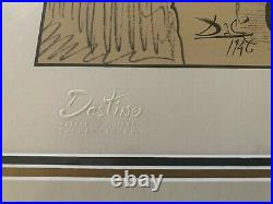 (After) Dali & Walt Disney, Destino #61 Ltd Ed, Framed, Signed Serigraph