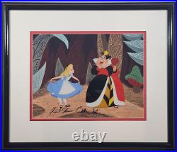 Alice Wonderland Queen Disney seriCel signed Thomas Ollie Dis frame