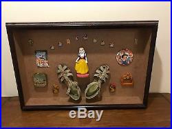 Antique Framed Walt Disney Snow White And Seven Dwarfs RARE Merchandise