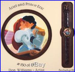 Ariel & Prince Eric Character Watch & Artwork by Disney Framed Artist