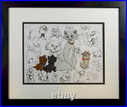 Aristocats Disney Sericel Special Edition Duchness and Kittens New frame #qq2