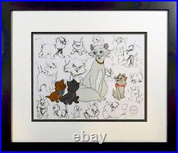 Aristocats Disney Sericel Special Edition Duchness and Kittens New frame #qq2