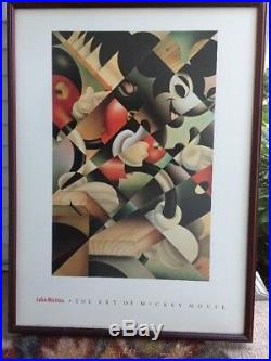 Art Of Mickey Mouse John Mattos Poster Print Staircase Art Of Disney Framed