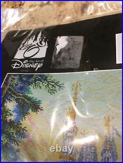 Art of Disney Past, Present, Forever Cross Stitch Mickey Walt Castle NEW Sealed
