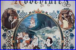 Beautiful Vintage Snow White's Adventure 1983 Walt Disney World Framed, Fine
