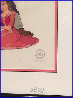 Beauty and the Beast Limited Edition Framed Sericel