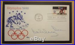 Bobby Orr Autographed Framed Lake Placid 1st Day Cover Walt Disney Authentic