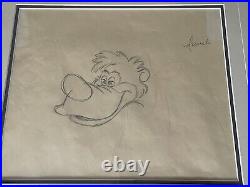 Br'er Bear Original Pencil Drawing Song of the South Walt Disney Co. 1946