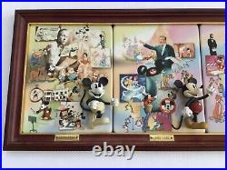 Bradford Exchange Walt Disney 100th Anniversary Framed Collector Plates