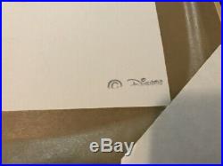 Brand New Walt Disney Dumbo Model Sheet 2006 Framed #'d 639/5000 Pin Set