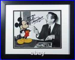 Bret Iwan Voice Mickey Mouse & Walt Disney NEW 8x10 NEW Frame CoA