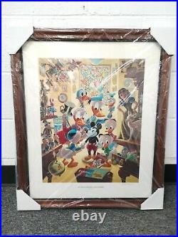Carl Barks Disney In Uncle Walt's Collectery New Framed Free Shipping