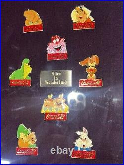 Coca-Cola Salutes Walt Disney World, Happy 15th Birthday 60 Pin Framed Set 1986