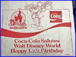 Coca-Cola Salutes Walt Disney World Happy 15th Birthday Pins Set with Frame