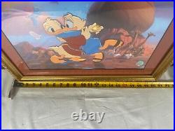 Color Model WALT DISNEY ANIMATION ART TWO BY TWO FRAMED serigraph FANTASIA Rare