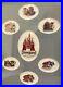 DISNEYLAND 40 YEARS OF ADVENTURES MICKEY MOUSE Set of 7 Framed DISNEY PINS