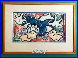 DISNEYLAND HOTEL Framed Donald Duck Dick Duerrstein Print