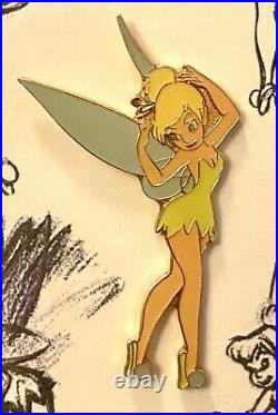 DISNEY GALLERY Tinkerbell Sketches Limited Edition Framed Pin Collector Set