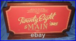 DISNEY SPRINGS Original Cast Member Prop Framed Sign Twenty Eight & Main Sign