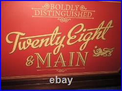 DISNEY SPRINGS Original Cast Member Prop Framed Sign Twenty Eight & Main Sign